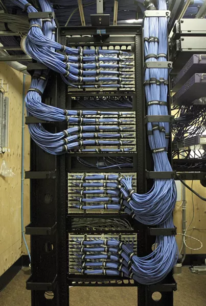 THE HUB : All of SLO’s traffic signals feed into a central “signal server.” Those signals now include video. - PHOTOS BY STEVE E. MILLER