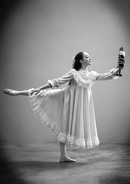 NUTS FOR NUTCRACKER: In Civic Ballet’s retelling of the holiday classic The Nutcracker, Clara’s nutcracker prince comes to life and takes her on adventures in his magical kingdom. - PHOTO COURTESEY OF BARRY GOYETTE