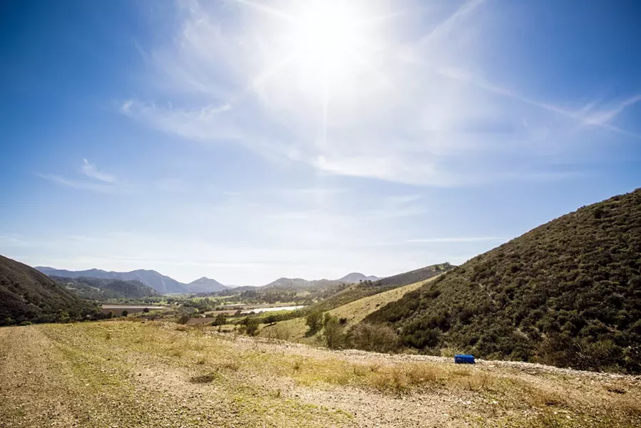 WELL WITH A VIEW: If approved by SLO County officials, Dero Parker will drill as many as four exploratory wells on two drilling pads left over by Phillips Petroleum in the 1980s. - PHOTO BY HENRY BRUINGTON