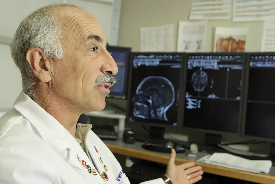 TRICKSTERS : Dr. Fred Vernacchia’s administrative costs are rising, but insurance companies are tricky in how they reimburse doctors. - PHOTO BY STEVE E. MILLER