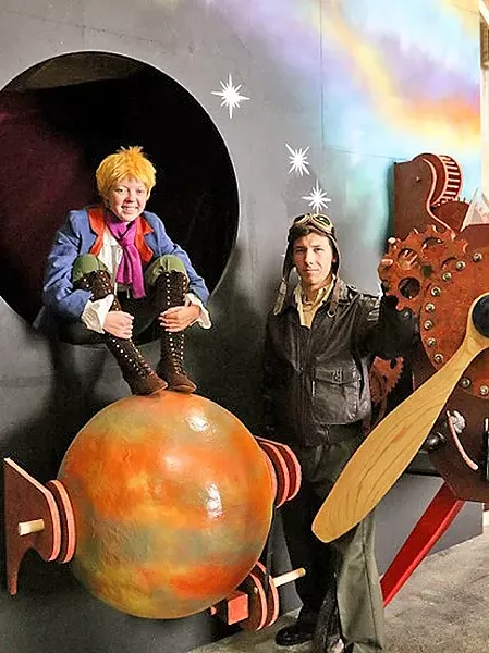 AN UNLIKELY FRIENDSHIP: After being stranded on a strange planet when his plane breaks down, the Aviator meets the Little Prince, a child who is seemingly wise beyond his years. - PHOTO COURTESY OF CAL POLY