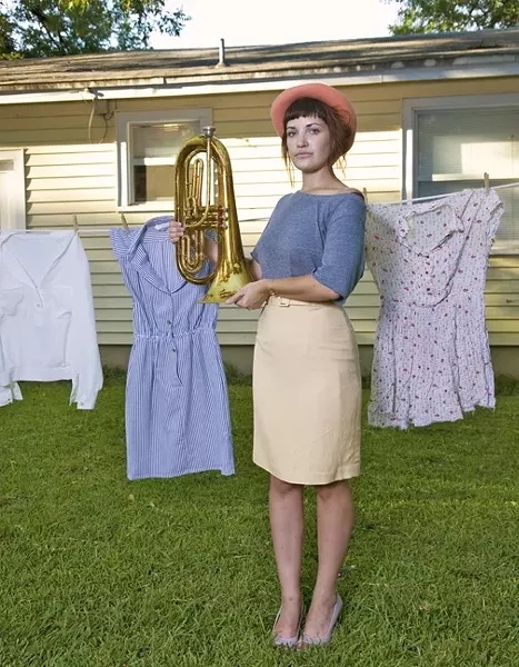 AUSTIN’S LITTLE WEIRD ONE : Bearkat (aka—Katy Pearson) will bring her quirky songwriting and clever arrangements to Sculpterra on May 1. - PHOTO COURTESY OF BEARKAT