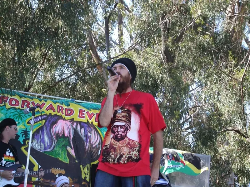 SLO MUSIC FEST III ALL : day on Sept. 27, check out the third annual SLO Music Festival at the Mission Plaza, with reggae, ska, world music, drumming, and tribal dancing, plus a whole lot more, including Lambsbread (pictured.). - PHOTO COURTESY OF LAMSBREAD