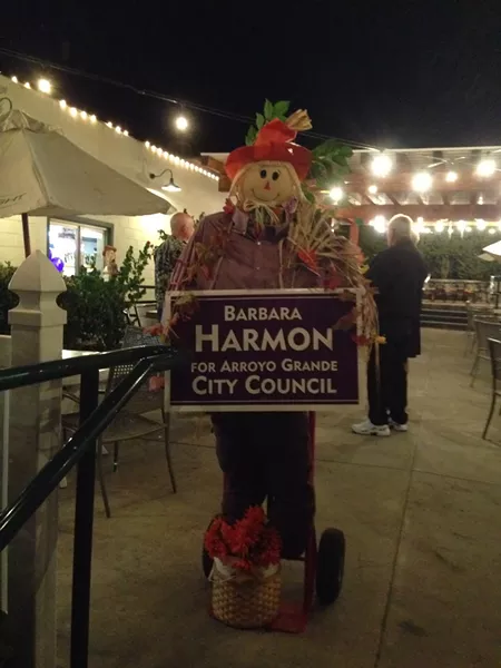 HARMON-Y: In the Arroyo Grande City Council race, challenger Barbara Harmon was the top vote-getter, nabbing 37.44 percent of the vote as of Nov. 5 and securing a council seat. - PHOTO BY RHYS HEYDEN