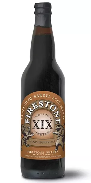 MEET XIX: Dark and chocolatey with zero hoppiness Firestone Walker’s XIX Anniversary Ale is perfect for fall sipping. - PHOTO COURTESY OF FIRESTONE WALKER BREWING CO.