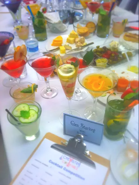 CHEMISTRY FOR ADULTS : Delicious and beautiful potions were imbibed for a great cause: Exploration Station in Grover Beach. - PHOTO BY GLEN STARKEY