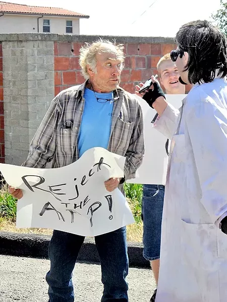 HOLLYWOOD HELP: Ted Levine (left), who’s appeared in blockbuster films such as The Silence of the Lambs and Shutter Island, volunteers his time to help with Adventure Club SLO film productions. - PHOTO COURTESY OF ADVENTURE CLUB SLO AND 3:33AM PRODUCTIONS