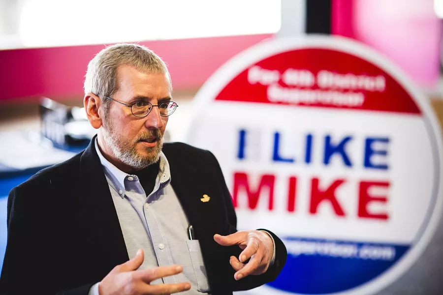 MIKE BYRD : Though he said he’s a “lousy politician,” Arroyo Grande real estate broker Mike Byrd is counting on harnessing the independent spirit of District 4 to win the seat, even as an admitted “third guy” in the race. - PHOTO BY HENRY BRUINGTON