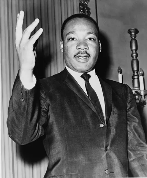 KEEP HIS DREAM ALIVE: The life of Rev. Dr. Martin Luther King Jr. will be celebrated on Jan. 20 at Trinity Hall with music, video presentations of his speeches, and local speakers, with money raised benefiting the local food bank. - IMAGE SOURCED FROM WIKIPEDIA