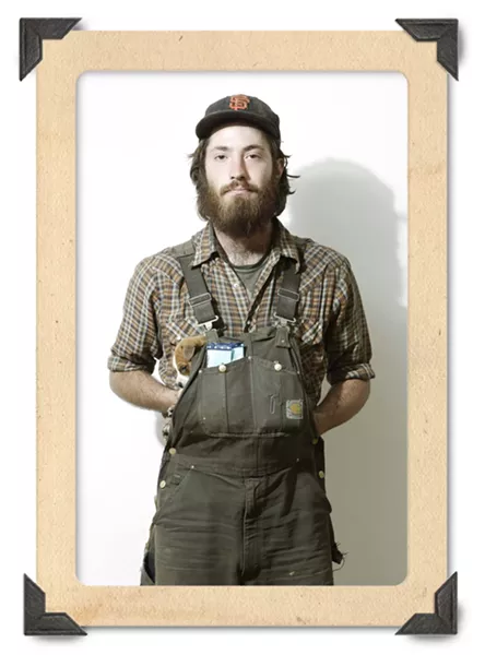 CHRIS TRAYLOR : On the road for a year and eight months, Traylor says he’d like head to the hills of Oregon to become an organic farmer, or possibly a brewer. - PHOTO BY STEVE E. MILLER
