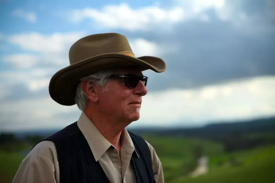 COWBOY BLUES : Denis Degher (aka—Sleepy Guitar Johnson) releases his fifth album, Cowboy Blues, at an album release party at Vinoteca Bar on June 5. - PHOTO BY DINA MANDE
