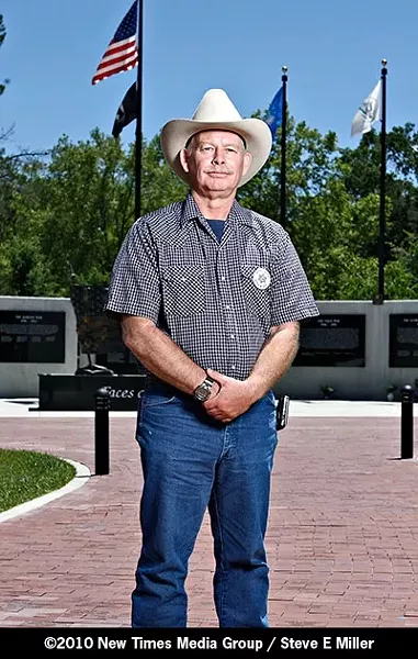BUDGET CONCIOUS : Mark Adams, a Sheriff’s Department veteran of 22 years, vows to cut waste and restore public trust. - PHOTO BY STEVE E. MILLER
