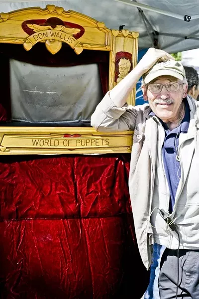 LIVING THE ART LIFE: SLO icon Don Wallis continues to devote himself to his art. - PHOTO BY GLEN STARKEY