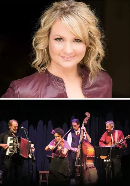 COLLABORATORS!: Café Musique will be joined by Broadway and opera star Sarah Kleeman on Sept. 5, at SLO’s Unitarian Universalist Fellowship. - PHOTOS COURTESY OF CAFÉ MUSIQUE AND SARAH KLEEMAN