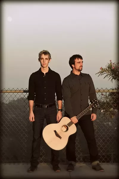 JAZZY DUO : Derik Nelson and Jack Kovacs headline Steve Key’s Songwriters at Play showcase at Kreuzberg on Nov. 15. - PHOTO COURTESY OF DERIK NELSON AND JACK KOVACS