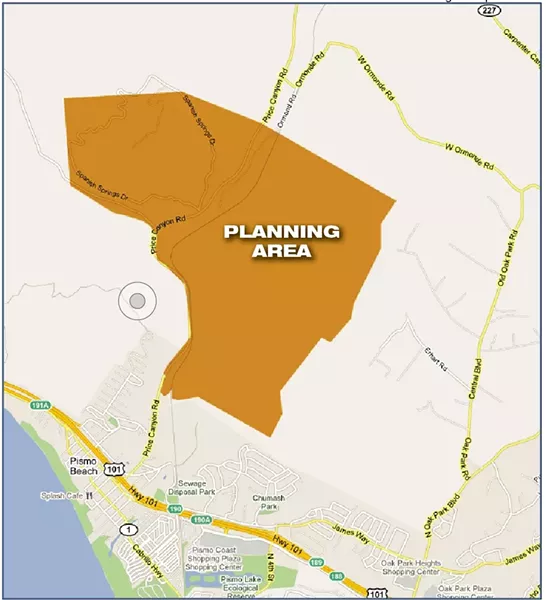 THE FUTURE? : The Price Canyon project would nearly double the size of Pismo Beach. - STEVE E. MILLER