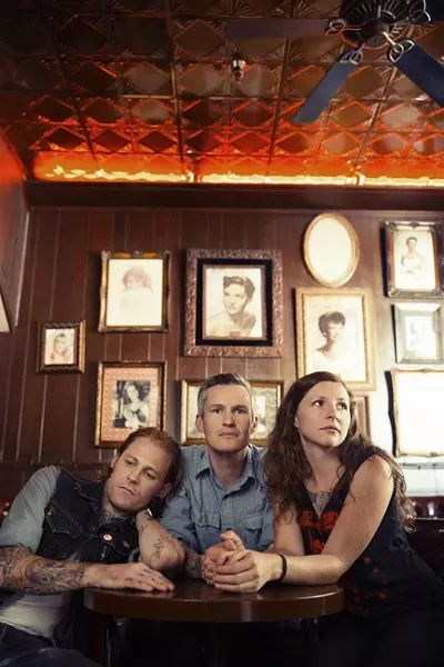 FOOTSTOMPIN’ FUN: The Devil Makes Three—(left to right) Cooper McBean, Pete Bernhard, and Lucia Turino—play Jan. 30 at the Alex Madonna Expo Center. - PHOTO BY PIPER FERGUSON