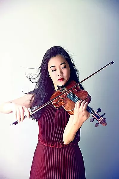 HEART STRINGS: Kristin Lee will rock the violin during a chamber concert performance featuring music by Michael Fine, Shostakovich, and Beethoven slated for July 26 as part of the Festival Mozaic’s 45th season. - PHOTO COURTESY OF FESTIVAL MOZAIC