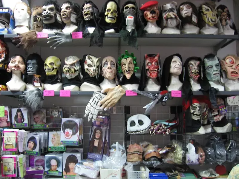 TRICK OR TREAT! : Just in time for Halloween, Costume Capers new location offers an even bigger assortment of costume supplies than before. - PHOTO BY PATRICK R. BARBIERI