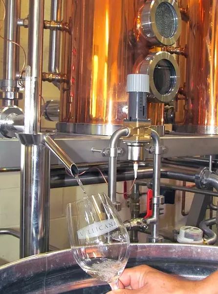 FIRST ROUND: Alex Villicana of Re:Find and his fellow distillers are excited to share the first wave of Paso Robles craft spirits with a thirsty public Feb. 27. - PHOTO BY HAYLEY THOMAS