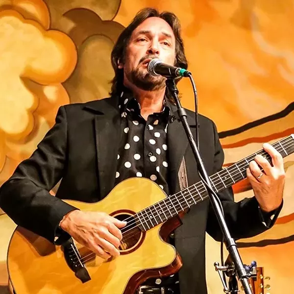 CHANNELING DONOVAN: Tim Pacheco is one of a dozen artists playing the Songwriters at Play Donovan tribute show on March 18 at the Steynberg Gallery. - PHOTO BY CARL ADAMS
