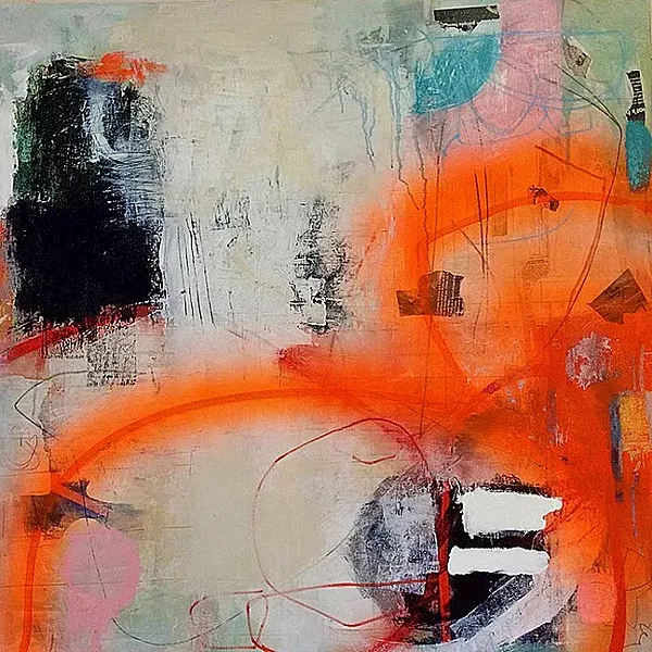 ON THE RISE: The amount of contemporary and abstract art shown in SLO—like the piece I Bought My Unicorn on Amazon from Bret Brown’s collection of multimedia pieces in his Lopsided exhibit—is slowly increasing. - IMAGE COURTESY OF BRET BROWN