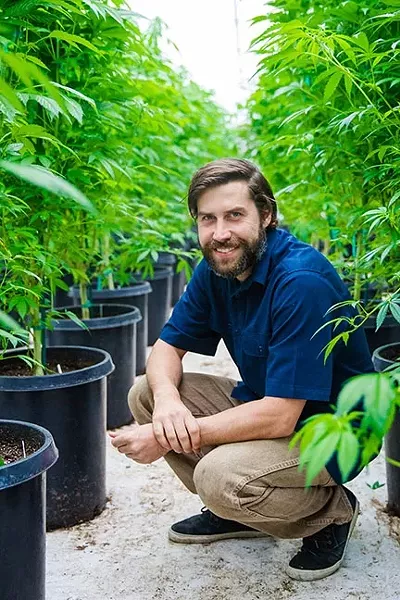 OUT OF THE SHADOWS: Aaron Wright, who’s grown medical marijuana for about a decade, said it’s been a fight to get to the point where cannabis was accepted. He believes that it’s time for the medical community to band together and fight for what they believe is best for medical cannabis access in the county. - PHOTO BY JAYSON MELLOM