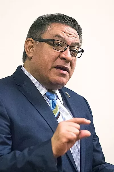 INTERESTING TIMES: U.S. Rep. Salud Carbajal (D-Santa Barbara) spoke with New Times about being a freshman congressman in the era of Trump. - PHOTO BY JAYSON MELLOM