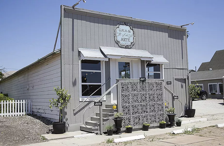 ART HOUSE The new Gala de Arte hopes to make art a big part of Old Town Nipomo. - PHOTO BY JAYSON MELLOM