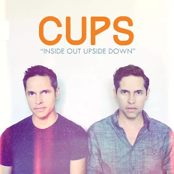 HOT SUMMER SINGLE! Twin brothers Damon and Dominic Castillo have teamed up under the name CUPS to release a terrific summer single, "Inside Out Upside Down," available on iTunes, YouTube, Bandcamp, Spotify, and Facebook.