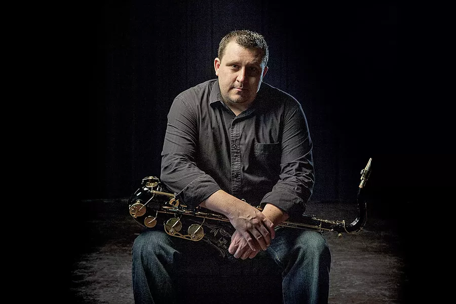 JAZZ MASTER One of the West Coast's top tenor sax players, Jeff Ellwood, plays the Famous Jazz Artist Series on July 16, at Painted Sky Studio. - PHOTO BY MATT PERKO