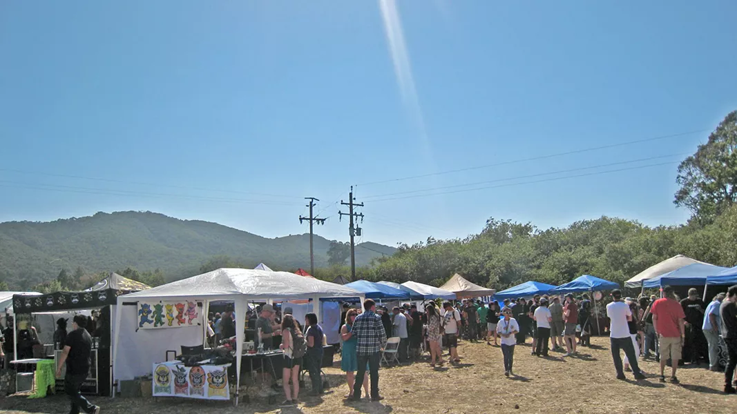 A GROWING COMMUNITY Thirty-seven local growers and 26 extractors competed in the first SLO Cannabis Cup on July 22, hosted by nonprofit SLO County NORML. - PHOTOS BY ERICA HUDSON