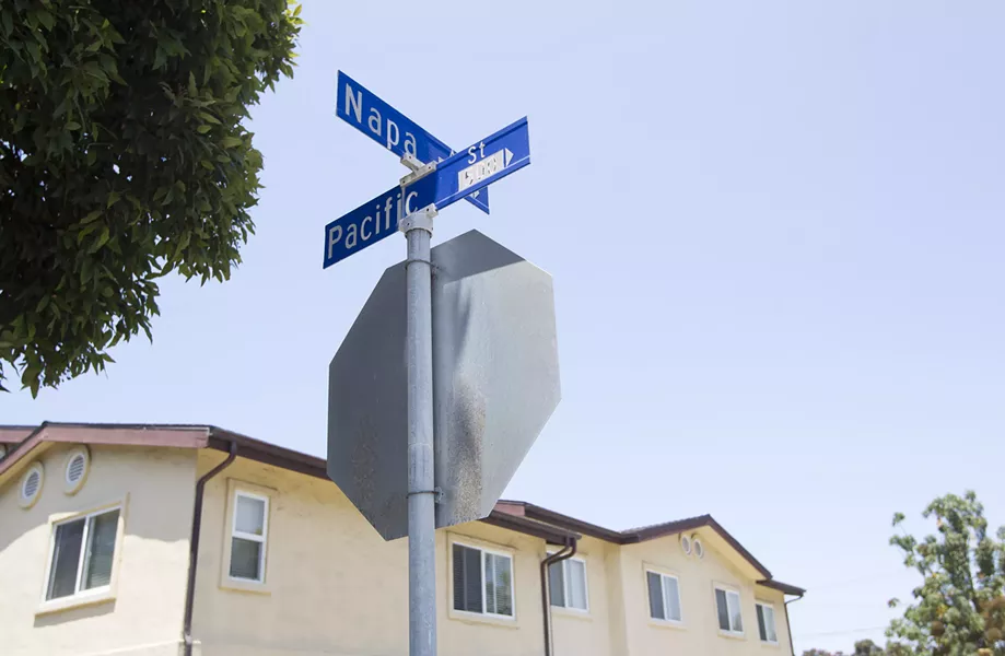 IN PLAIN SIGHT Investigators said Chase Hanson ran his drug trafficking ring from a condominium on Napa Avenue in Morro Bay, located less than a mile from the city’s police station. - PHOTO BY JAYSON MELLOM