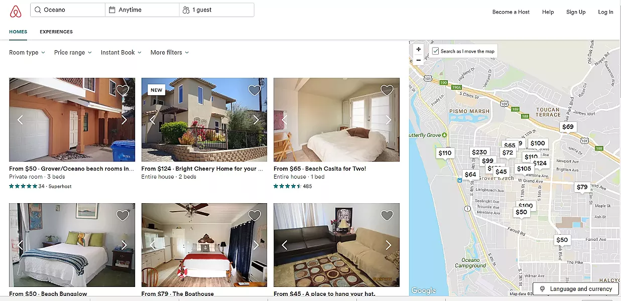 THE TAX MAN COMETH SLO County is turning to Airbnb to help it collect occupancy taxes from locals who use the popular app to rent out their rooms and homes. - SCREEN SHOT OF AIRBNB.COM BY CHRIS MCGUINNESS
