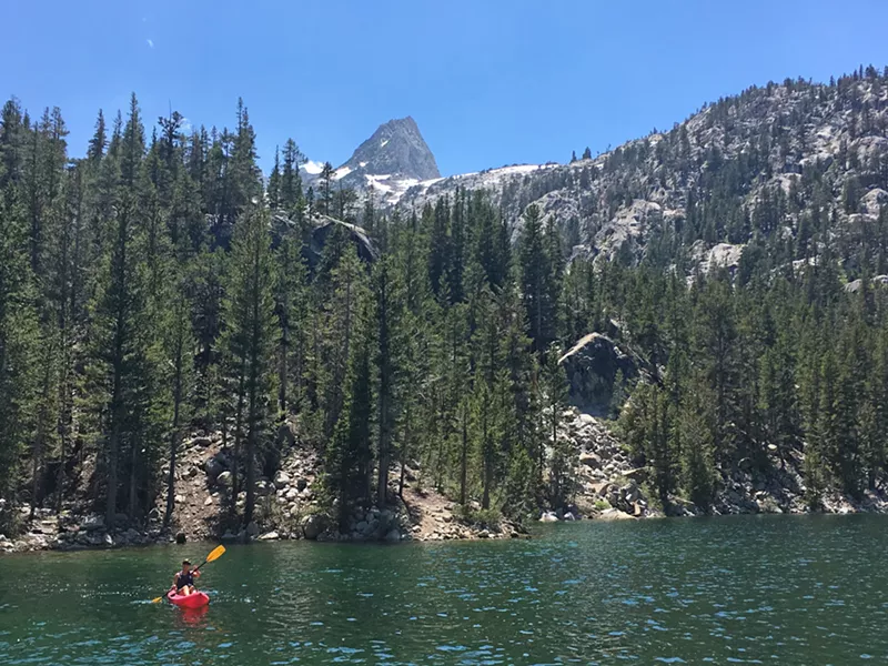 SITTIN' PRETTY The fish in South Lake were biting all day long, whether they were being caught from a kayak, a pontoon boat, or from the shore. - PHOTO BY CAMILLIA LANHAM