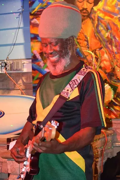 FREE MUSIC Reggae acts like Ras Danny and the Reggae All Stars frequently stop by the Frog & Peach Pub in downtown SLO. - PHOTO COURTESY OF DERRICK "RAS DANNY" REID