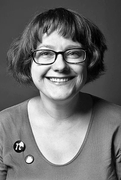 THE DESIGNER Typeface designer Nina Stössinger is based in Brooklyn and teaches typeface at the Yale School of Art. - PHOTO COURTESY OF NINA STÖSSINGER