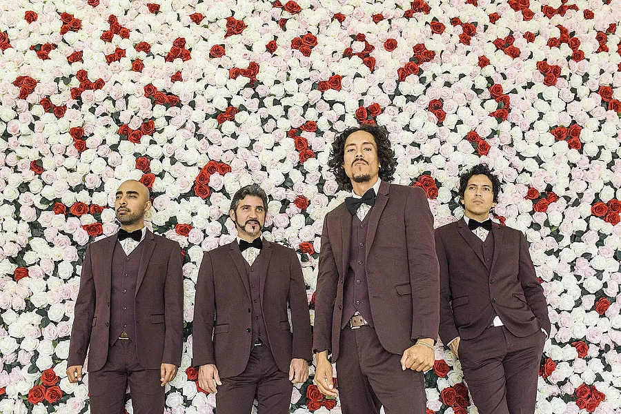 VINTAGE-SUITED HIPSTER COOL Numbskull and Good Medicine Presents host the amazing LA quartet Chicano Batman at the Fremont Theater Nov. 14. - PHOTO COURTESY OF CHICANO BATMAN