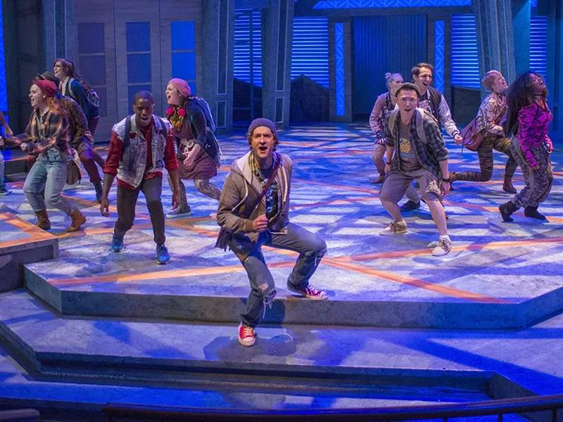 RISING STARS The highlight of the production of Freaky Friday at PCPA is the talented young cast, who display excellent comedic timing and impressive dance skills. - PHOTO COURTESY OF MICHAEL COLLINS PHOTOGRAPHY