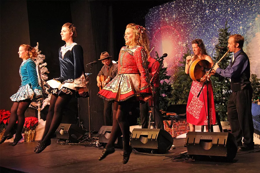 A CELTIC CHRISTMAS The 12th annual Winterdance Celtic Christmas Celebration featuring Molly's Revenge with Christa Burch and Irish Dancers comes to Los Osos' South Bay Community Center on Dec. 1. - PHOTO COURTESY OF WINTERDANCE