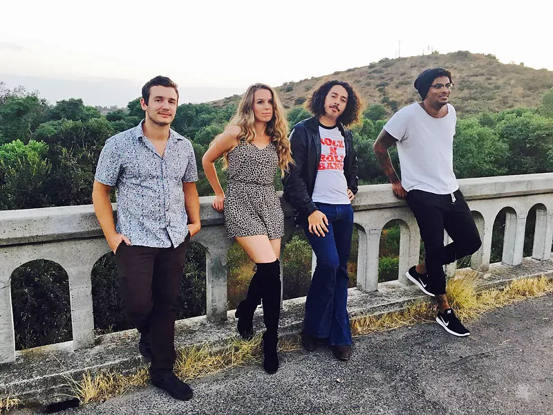 SEVENTIES ROCK San Diego-based rockers The Night Howls play the Frog and Peach on Dec. 3. - PHOTO COURTESY OF THE NIGHT HOWLS