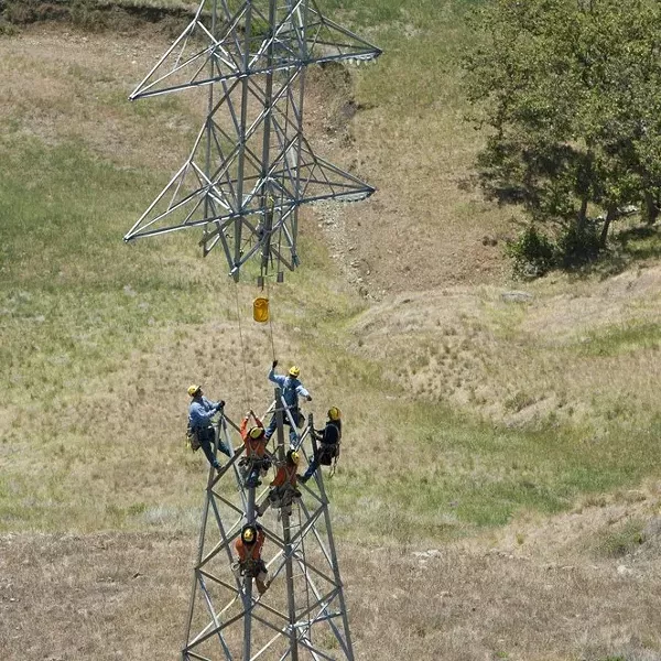 ON THE SIDELINES SLO County will halt efforts to explore forming or joining a Community Choice Energy program on the Central Coast, which would enable the county to purchase and sell renewable energy while using PG&E distribution lines (pictured). - FILE PHOTO BY STEVE E. MILLER
