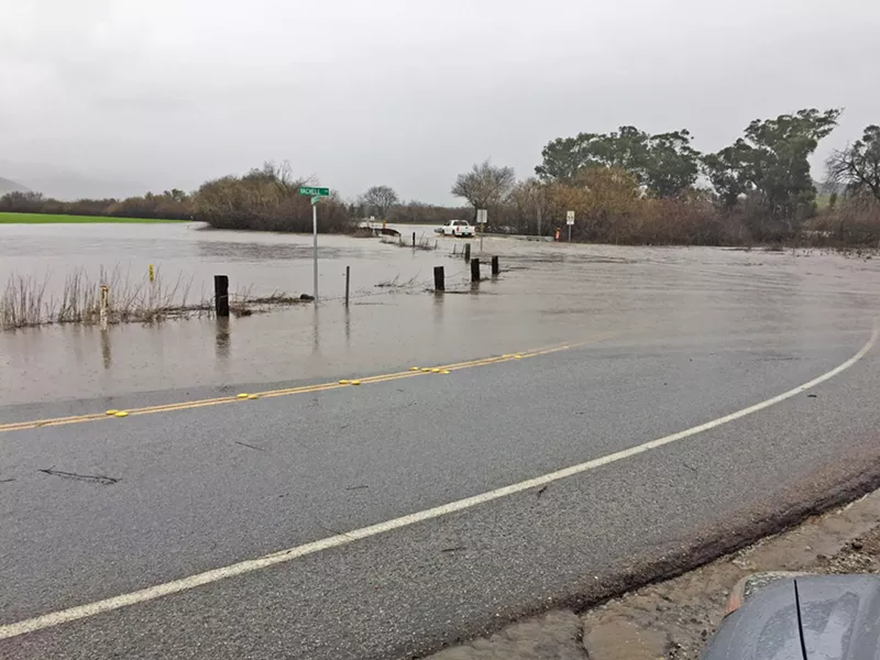 SETTLED Three SLO residential groups settled a lawsuit with the city and the Avila Ranch developer over concerns about the project's impacts, like traffic safety on Buckley Road when it floods at Vachell Lane. - PHOTO COURTESY OF JIM WALDSMITH