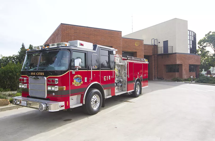 CAUGHT IN THE MIDDLE The Five Cities Fire Authority struggles to maintain its firefighters and serve its communities—Arroyo Grande, Grover Beach, and Oceano. - PHOTO BY JAYSON MELLOM