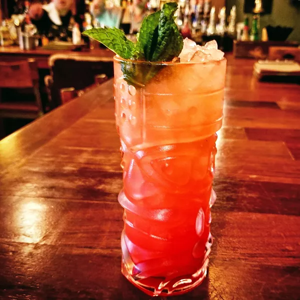 SAVOR THE STING A "medium strength" tiki drink, the Sidecar Cocktail Co. Scorpion is made with Banks 5 Island rum, Camus cognac, lemon, orange, and orgeat. - PHOTO COURTESY OF SIDECAR
