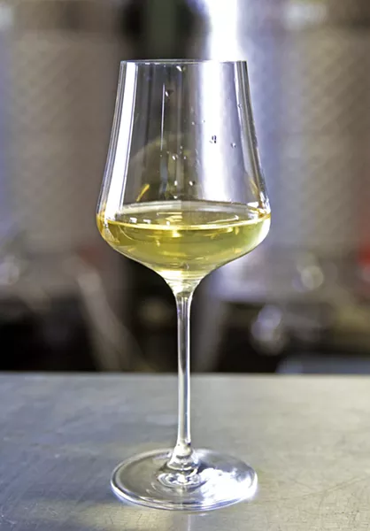 GOLDEN GLOBES When it comes to crafting refreshing, never-sweet cider, you don't need to look far. Two Broads Cider uses local SLO County apples whenever possible, especially fruit sourced from the fertile See Canyon area. - PHOTO BY JAYSON MELLOM