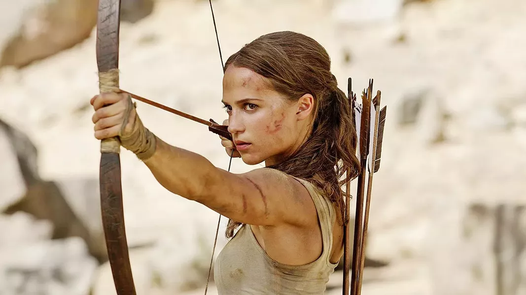 UNLOCKING THE PAST In Tomb Raider, a young Lara Croft (Alicia Vikander) tries to solve the mystery surrounding the death or disappearance of her adventurer father seven years ago. - PHOTO COURTESY OF WARNER BROS PICTURES