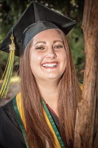 GETTING AHEAD It took a community of services, programs, people, and a new family to get Davis through college. - PHOTOS COURTESY OF AMBER DAVIS