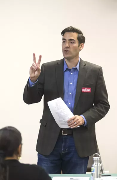 DONOR REVEALED Andrew Holland's family endorsed Jimmy Paulding for 4th District SLO County Supervisor and donated $40,000 to his campaign last month. - PHOTO BY JAYSON MELLOM