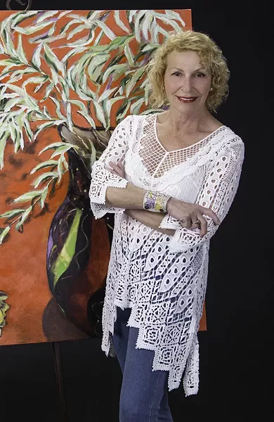 LIFE IN COLOR Still-life painter Patti Robbins is fan of using lots of colors, particularly bold shades of red, in her work. - PHOTO COURTESY OF PATTI ROBBINS